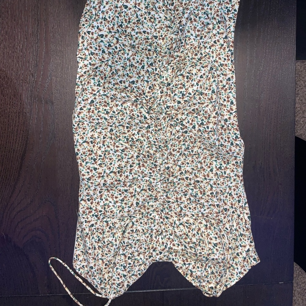 Floral midi dress from Zara